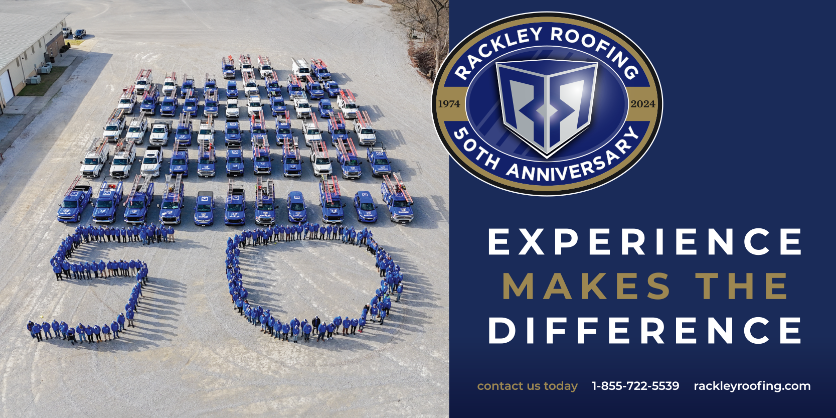 Rackley Roofing Celebrates 50 Years